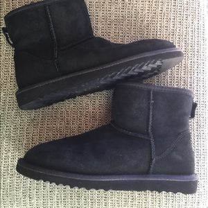 UGG Australia sheepskin mini boots